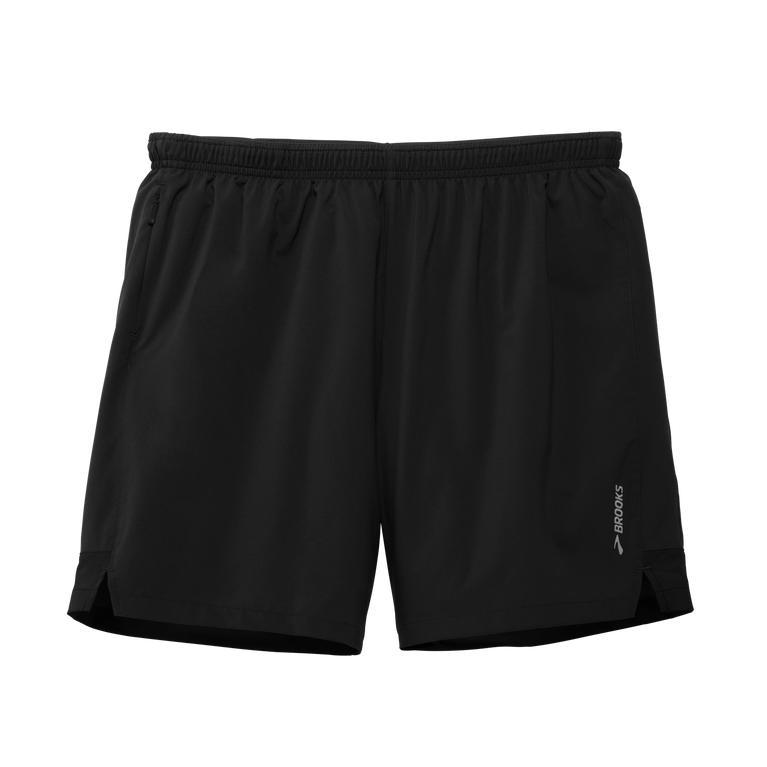 Brooks Mens Go-To 7 Running Shorts - Black (395810-LNY)